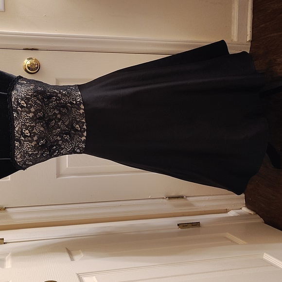 Jump Black Strapless Lace Dress - Picture 1 of 3